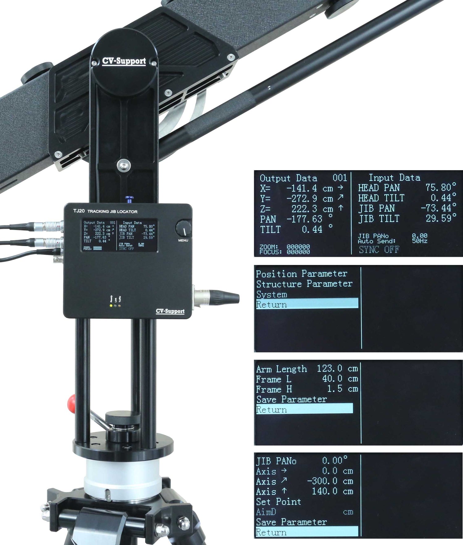MiniCrane Compact TJ20 — FreeD Tracking Jib for Virtual Production