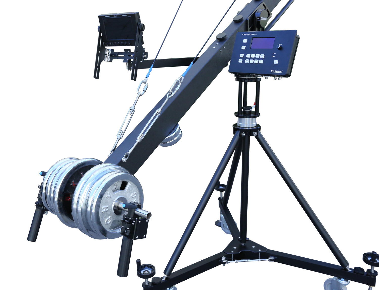 FullCrane Pro TC200 — FreeD Tracking Crane with Remote Head